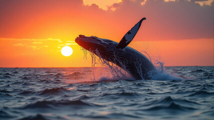 Fototapeta premium sunset in the sea