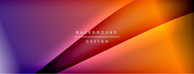 Gradient and shadow wave line geometric background. Vector Illustration For Wallpaper, Banner, Background, Card, Book Illustration, landing page