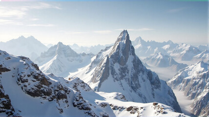 Naklejka premium swiss mountains