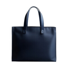 Naklejka premium A blue handbag with a white background