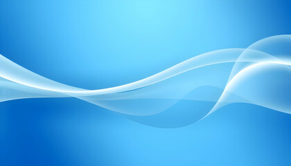 Fototapeta premium abstract blue waves, fluid dynamics, smooth curves, liquid motion, vibrant azure, digital art, minimalist design, flowing shapes, underwater feel, gradients, futuristic, 3D rendering, silky texture, c