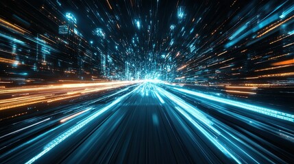 Obraz premium 5G networks enabling faster internet speeds, better connectivity, and enhanced performance for mobile devices, IoT, smart cities, and autonomous vehicles, driving the future of digital transformation.