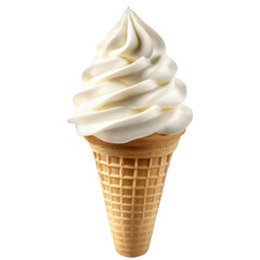 Egg cone cream ice cream