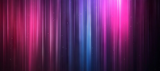 Fototapeta premium Dark Background with Vertical Gradient from Purple to Pink and Blue with Light Stripes - AI generated illustration