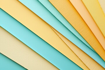Obraz premium Golden yellow and pastel aqua gradients feature fine grain textures, perfect for elegant visuals.