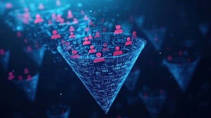 AI-powered lead generation tools utilizing data-driven algorithms to identify, qualify, and nurture leads, improving sales pipeline efficiency and increasing lead conversion rates for businesses.