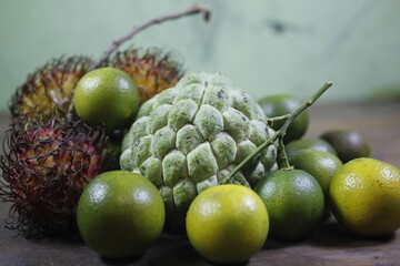 Fresh fruits are good for the human body