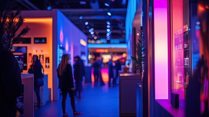 Branding through events with experiential marketing, event-themed designs, and interactive exhibits designed to promote brand identity and engage potential customers.