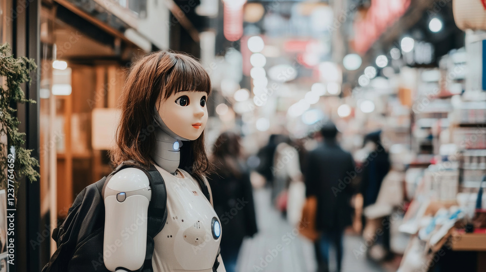 Poster digital chatbot are assistant conversation for provide access to data growth of business in online n