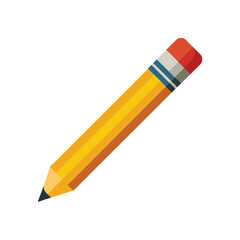 A vector illustration of School crayons pencil on white background
