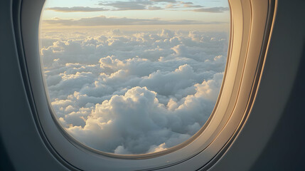 view from airplane window