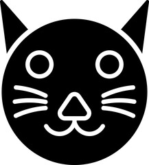 cat icon vector shape
