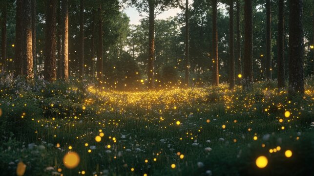 Enchanted Firefly Forest: A Midsummer Night's Dream