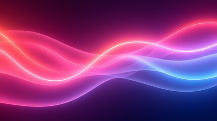 Colorful abstract wave background featuring bright pink and blue hues with smooth gradients creating a visually stunning digital design element