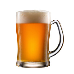 Frosty Mug of Beer: A refreshing glass of golden beer, topped with a thick head of foam, awaits in a frosty mug. The condensation clinging to the glass enhances the image's appeal.