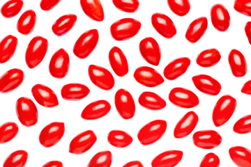 Tomatoes isolated on white