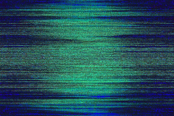 Glitch noise static television. Royalty high-quality free best stock of abstract digital motion glitch art distorted background, CRT tv screen no signal, error, noise and distortions effect, colorful
