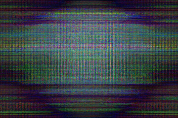 Glitch noise static television. Royalty high-quality free best stock of abstract digital motion glitch art distorted background, CRT tv screen no signal, error, noise and distortions effect, colorful