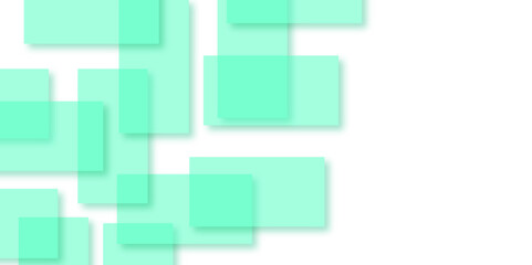 Abstract white rectangle shape geometric line background. Web Pattern green abstraction. Green square abstract background. Minimalistic geometric green abstract background.