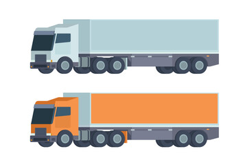 Truck Vector Illustration. Editable Element for Easy Customization