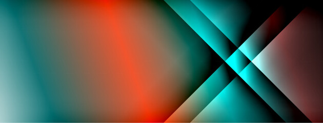 Fototapeta premium Light shadow lines dynamic gradient background