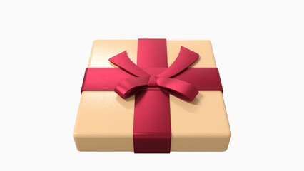 Christmas Gifts Various colours isolated On white