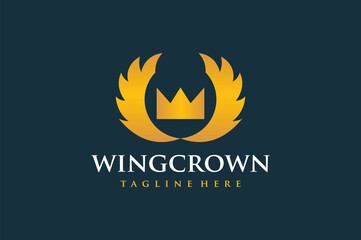 wing crown luxury logo