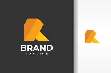 simple letter R modern logo