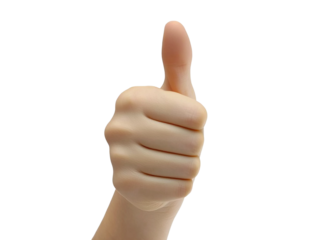 hand showing thumb up