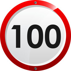 Speed limit 100 kmh for your ...