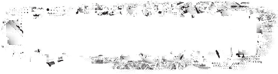 Vector border frames with rough edges . Irregular frame template collection . distress texture . Grunge frame borders isolated on the background . Rough edges effect .
