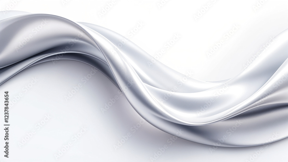 Aufkleber futuristic modern abstract background of waves and lines . generative ai