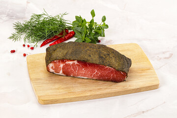 Delicous tasty dry pork jerky