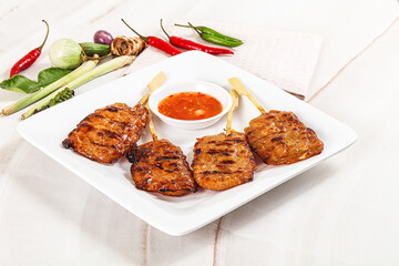 Thai Street foof pork satay