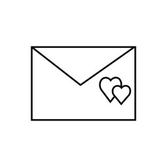  love silhouette icon design template