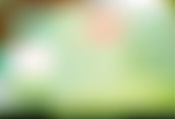 Blurry gradient background in green shades