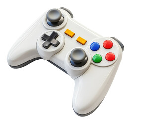 White Gaming Controller.
