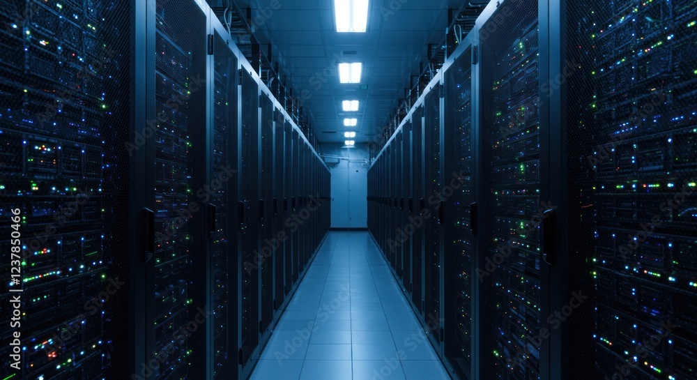 Poster deep dive into the digital core: exploring a modern data center's server infrastructure