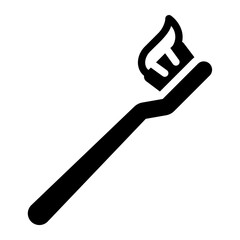 toothbrush Solid icon