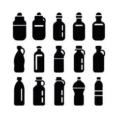 Collection of Various Plastic Bottle Shapes