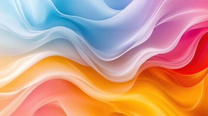 Fototapeta premium Abstract colorful waves, vibrant background, design texture