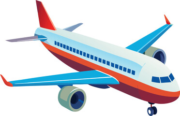 Obraz premium plane vector