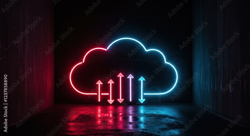Poster neon cloud computing: data transfer and storage