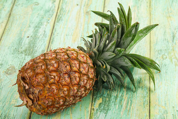 Ripe sweet juicy pineapple fruit