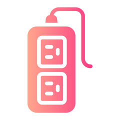 Extension Cord gradient icon