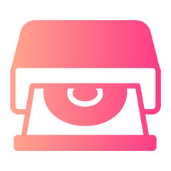 cd reader gradient icon