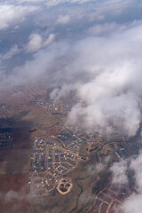 Ariel view over Melbourne