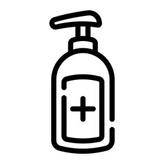 hand sanitizer Line Icon