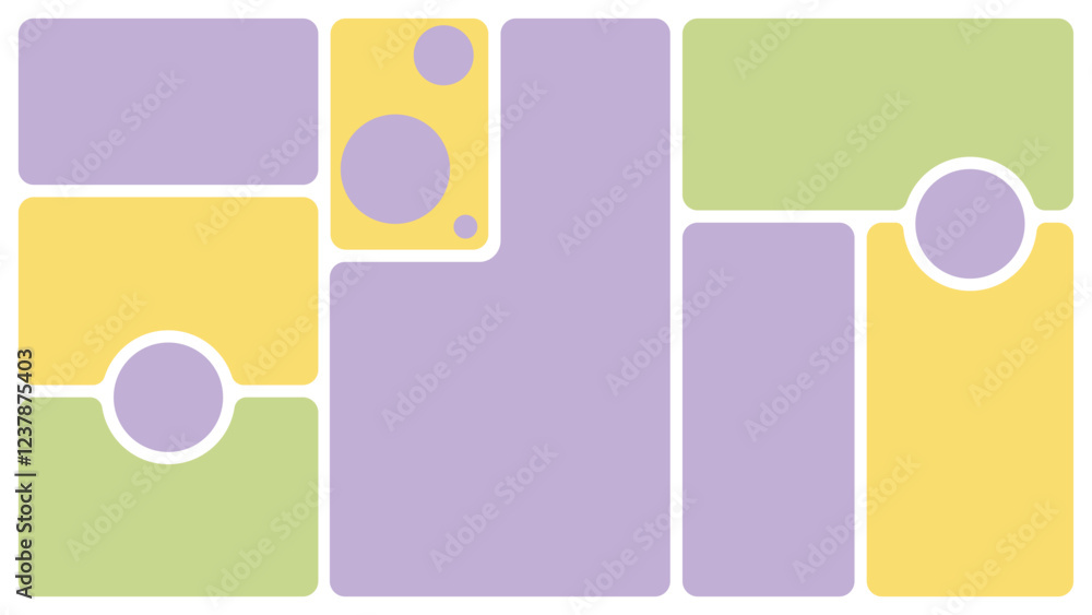 Poster bento box template. y2k collage grid shapes. geometry modular moodboard frames. ui design elements b