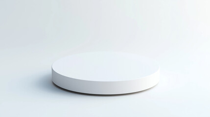 white circle on white background